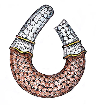 Pavé Horseshoe manual jewellery sketch